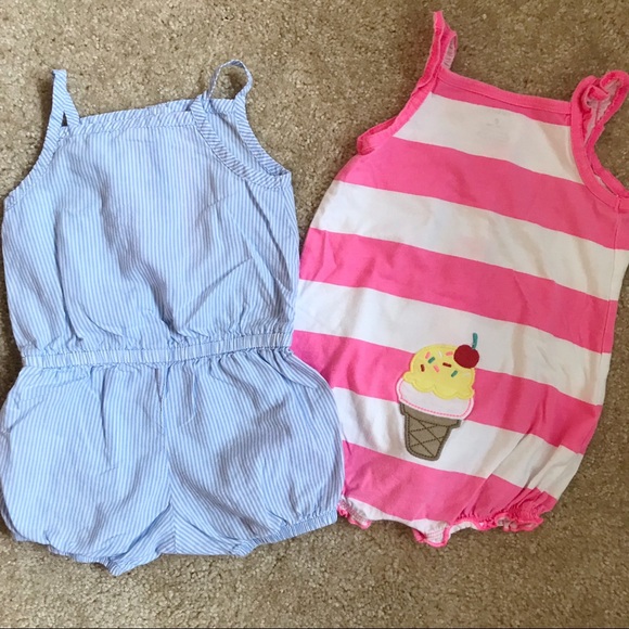 Lot of Baby Girl Rompers - Picture 5 of 6